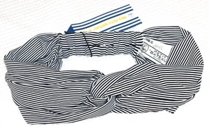 Petit Bateau Stirnband NEU Bandana Blau-weiß-gestreift Damen - Afbeelding 1 van 2