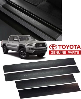 Protectores de umbral de puerta de doble cabina originales Toyota 2020-23 Tacoma OEM PT747-35201-02 Foto 1 de 3