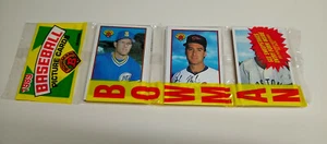 1989 Bowman Rack Pack Sealed Teddy Higuera Tino Martinez Herr Back Ken Griffey? - Picture 1 of 2