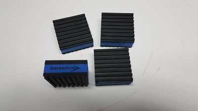 DIVERSITECH MP-2E ANTI-VIBRATION PAD 2" x 2" x 7/8" LOT OF 4 NNB