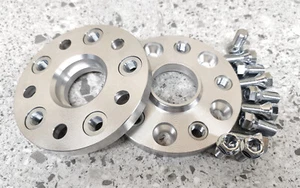 2 PCS 16mm PCD WHEEL SPACERS 5x112 CB 57.1 M14x1.5 AUDI VW 16mm spacers + bolts - Picture 1 of 1