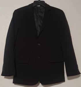 Calvin Klein Two-Button Blazer Black Size 16 Boys Suit Coat Jacket - Picture 1 of 10