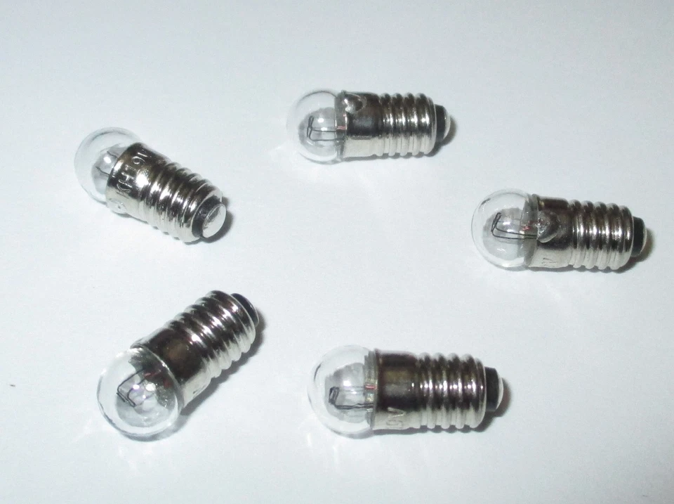 Ersatzlampen (Märklin 600100) E5.5 - 19V  -  5 x   -NEU- - Bild 1 von 1