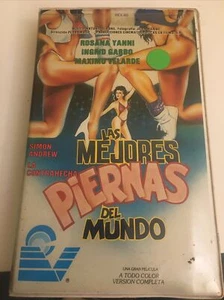 LOS MEJORES PIERNAS DEL MJNDO VHS MEXCINEMA ROSANA YANNI COMEDY - Picture 1 of 2
