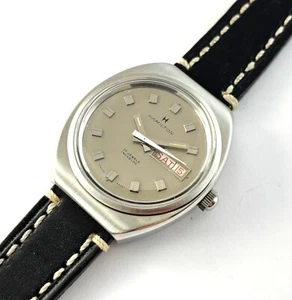 Reloj Hombre Hamilton Vintage Automático Acero Inoxidable Día Fecha 17J 1970 - Imagen 1 de 15