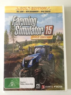 FARMING SIMULATOR 15 - GOLD EDITION (PC DVD ROM) New & Sealed. - Image 1 of 2