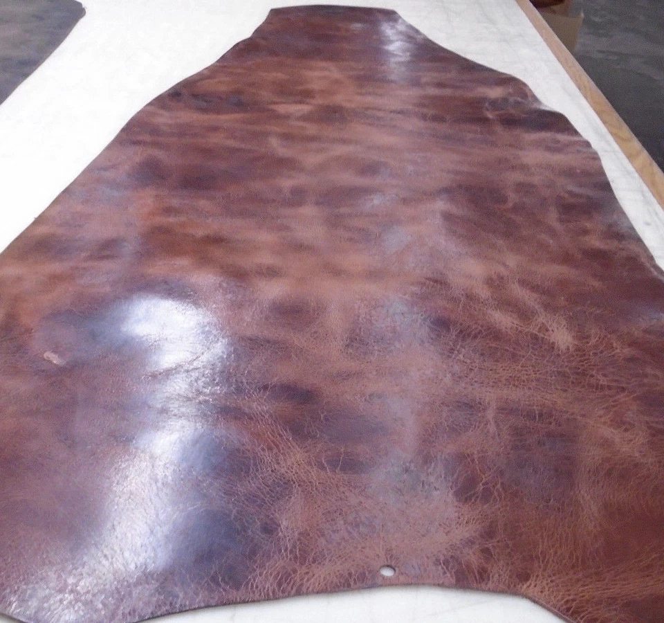 5/6 Antique Veg Tan Water Buffalo Bag Strap Belt Collar Leather 11-13 sq ft - Image 1 of 1