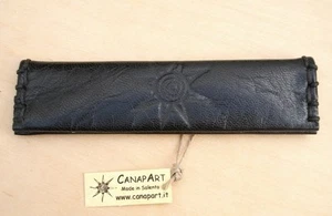 PORTA CARTINE ARTIGIANALE CANAPART IN VERA PELLE, CUCITO A MANO!! - Picture 1 of 5