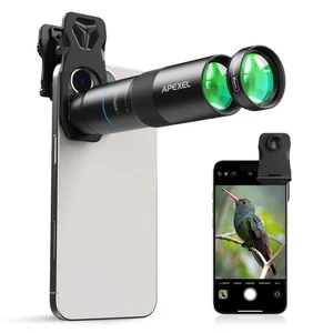 APEXEL 10X Telephoto Lens & 150mm Macro Lens, 2-in-1 - Afbeelding 1 van 14