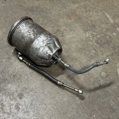 Porsche 356 A Pre-A MANN Oil Filter Canister  COMPLETE w/ Fittings Drain FRAM H - Image 1 of 4