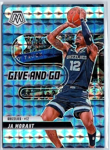 2024-25 Panini Mosaic Ja Morant Give N Go Silver Mosaic Prizm #3 Grizzlies - Picture 1 of 10