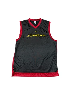 Nike Jordan Jumpman Trikot Herren XL schwarz rot Besatz bestickt Vintage - Bild 1 von 7
