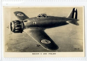 (Gd4871) RPPC, Aircraft, Aeroplane, Macchi C 200 Italian c1937 - Imagen 1 de 4