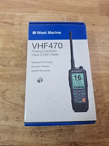 West Marine VHF470 Floating DSC Radio with GPS - Zdjęcie 1 z 10