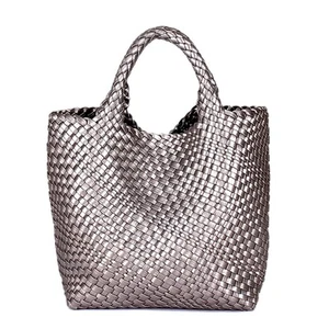 Fashion Woven Bag Shopper Bag Travel Handbags and Purses Women Tote Bag Large... - Picture 1 of 7
