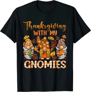 ¡NUEVO! Camiseta de Acción de Gracias con Mis Gnomos / HECHA EN EE. UU. - Imagen 1 de 3