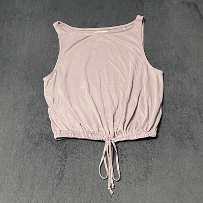 Blusa corta Anthropologie Silence + Noise para mujer S púrpura sin mangas Foto 1 de 4