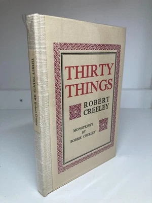 Robert CREELEY / Thirty Things Signed 1st Edition 1974 / Limited Edition 1/50 Foto 1 de 4