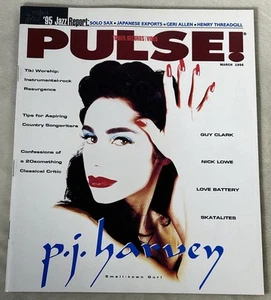 Pulse Magazine March 1995 PJ Harvey ‘95 Jazz Report Tiki Worship Guy Clark - Imagen 1 de 10