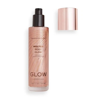 Makeup Revolution, Molten Body Glow, Rose Gold, 100ml  - Image 1 of 4