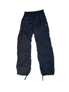 Lululemon schwarze lange Hose Damen sportlich Athleisure Baggy Kordelzug gerafft 4 - Bild 1 von 8