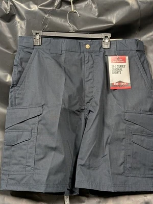 Shorts tático Tru-Spec masculino série 24-7 original azul marinho teflon tamanho 38x9 - Imagem 1 de 4