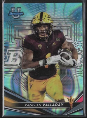 2022-23 Bowman's Best University #32 Xazavian Valladay Aqua Lava #/199 - Image 1 of 2