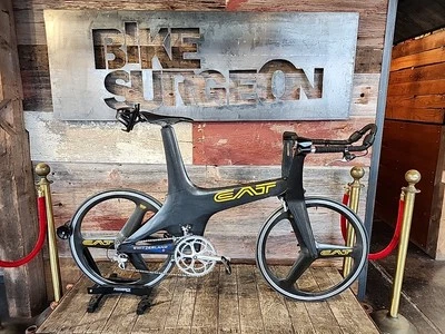 Vintage CAT Cheetah Carbon Fiber Dura Ace Time-Trial Tri Bike Serial #30  - Image 1 of 4