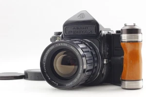 [ N MINT w /Grip ] Pentax 6x7 67 Eye Level Film Camera + T 75mm F4.5  From JAPAN - Picture 1 of 18