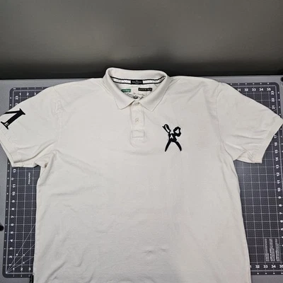 Camisa Polo Marc Ecko XXXL 3XL Corte Coser Calavera Tijeras Y2K Streetwear Barbour Foto 1 de 4