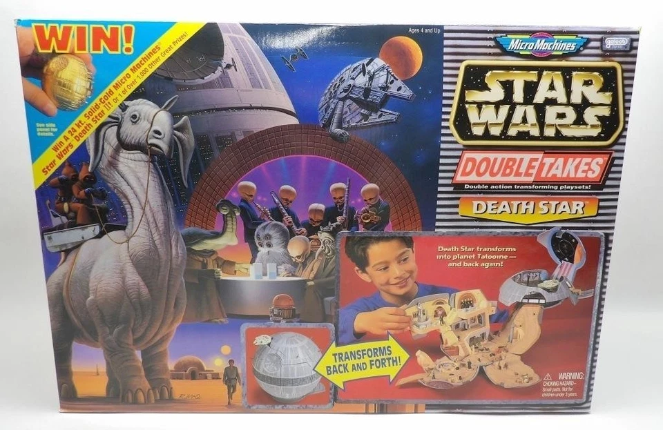 STAR WARS Micro Máquinas DOBLE TOMA Estrella de la Muerte TAT OOI NE Juego Nuevo en Caja Sellado Foto 1 de 4
