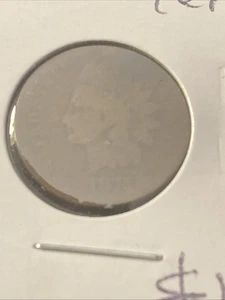 1875 Indian Cent. BJM27. $10 - Picture 1 of 3