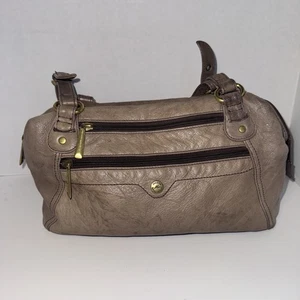 Borsa a mano Stone Mountain in pelle marrone naturale multitasche - Foto 1 di 6