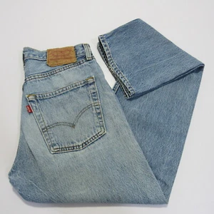 Levis 501 Men’s Classic Fit Straight Leg Blue W28 / L31 SKU Y03903 - Picture 1 of 13