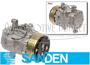 Sanden 7176 Compressor w/Clutch - 6GR SD7B10 Swing Mount - NEW OEM - Foto 1 di 2
