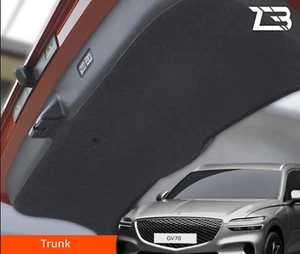 Trunk Cover Felt Fabric Soft 1P Black Anti-Scratch Ems for Genesis GV70 2022~25 - Picture 1 of 8