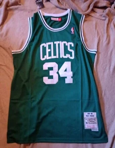 Large Paul Pierce Boston Celtics NBA Basketball Jersey New Green #34 - Picture 1 of 2