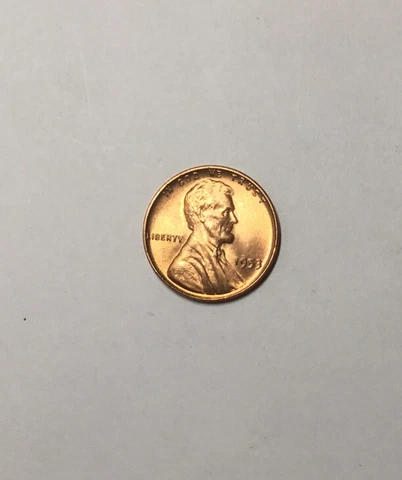 1953 P Lincoln Wheat Cent - BU Cover
