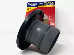 FlexOn Toilet Flange for 4" PVC ABS Cast Iron or Lead Pipes Coflex Spacer PB204 - Picture 1 of 3