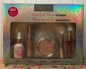 PHYSICIANS FORMULA MINIS ROSE SERUM PRIMER MINERAL GLOW POWDER MASCARA LIPSTICK - Picture 1 of 2