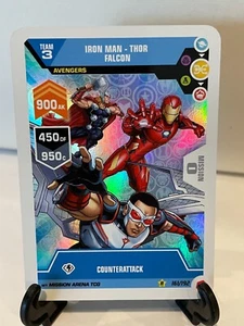 Marvel Mission Arena TCG Iron Man / Thor / Falcon 161/192 - Imagen 1 de 1