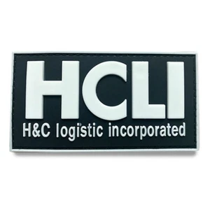 HCLI H&C LOGISTIC INCORPORATED USA ARMY PVC BADGE RUBBER TACTICAL HOOK PATCH *01 - Picture 1 of 3