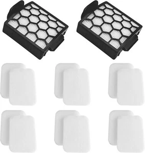 2 HEPA Filter + 6 Foam & Felt Filter Kit Replacement for Shark Navigator Zero-M - Picture 1 of 7