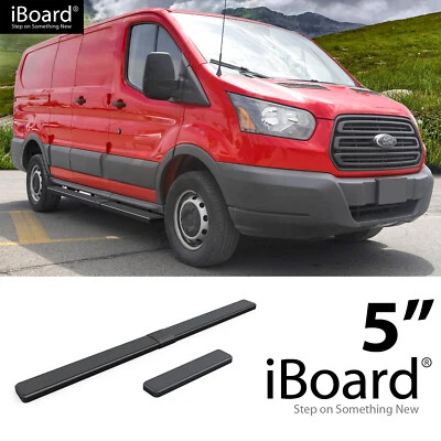 APS Stainless Steel Running Board Fit Ford Transit Full Size Van 15-25 - Image 1 of 4