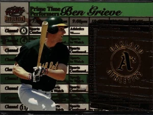 1998 Pacific Revolution #7 Ben Grieve Prime Time Performers - Picture 1 of 2