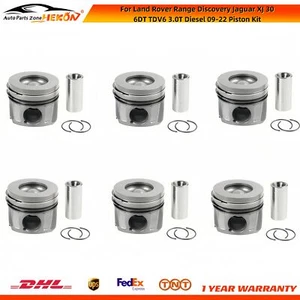 For Land Rover Range Discovery Jaguar XJ 306DT TDV6 3.0T Diesel 09-22 Piston Kit - Picture 1 of 6