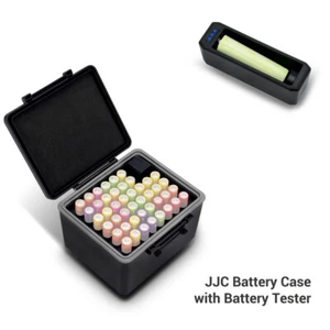 44 Slots AAA Battery Case Box Holder Storage Organizer + Battery Tester Checker - Picture 1 of 12