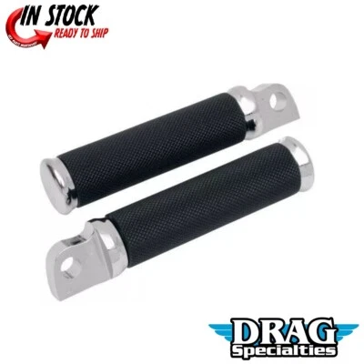 Clavijas de pie de montaje macho cromadas Drag Specialties para Harley Sportster Dyna Softail Foto 1 de 3