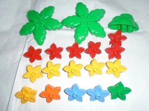 Lego Duplo Gebäude Blumen Baum Pflanze Blätter Menge 19 Stück - Bild 1 von 8
