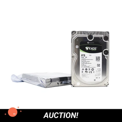 (16TB) 2x Seagate Exos 8TB SAS 12GB/s 3.5 HDD ST8000NM0075 1RM212-004 - Bild 1 von 4